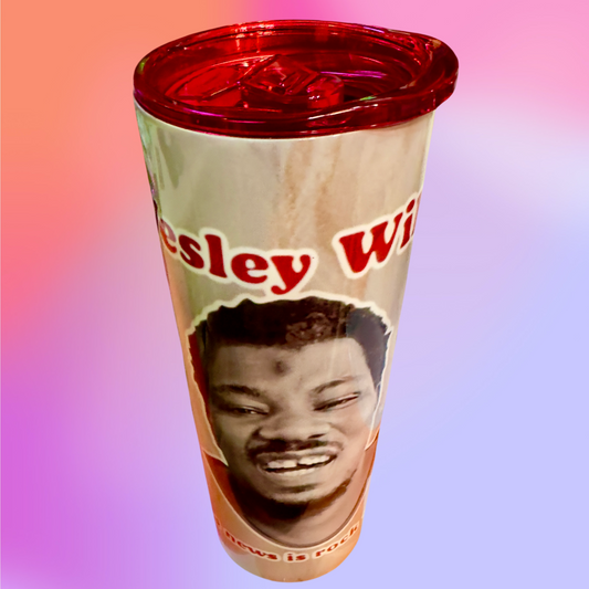 Wesley Willis Good Times Rock N Roll 20 oz Tumbler!