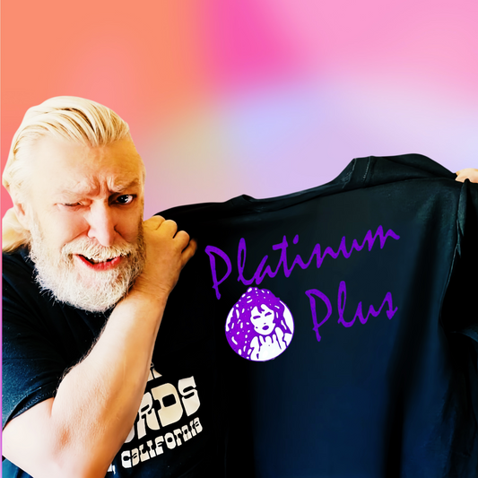 Platinum Plus Iconic Memphis Shake Junt graphic on tees & hoodies!