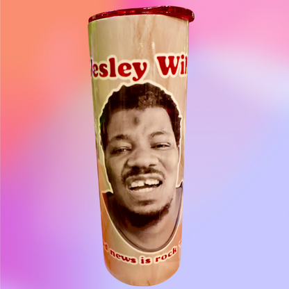 Wesley Willis Good Times Rock N Roll 20 oz Tumbler!