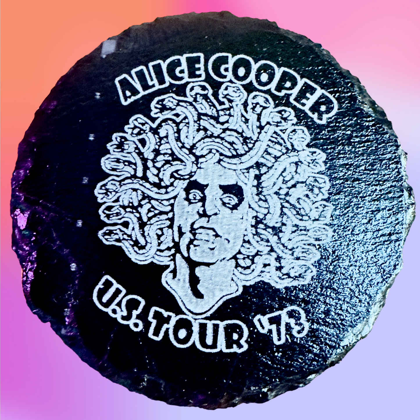 Awesome Slate Coaster 4 pc Set With Your Choice Of Graphic!
