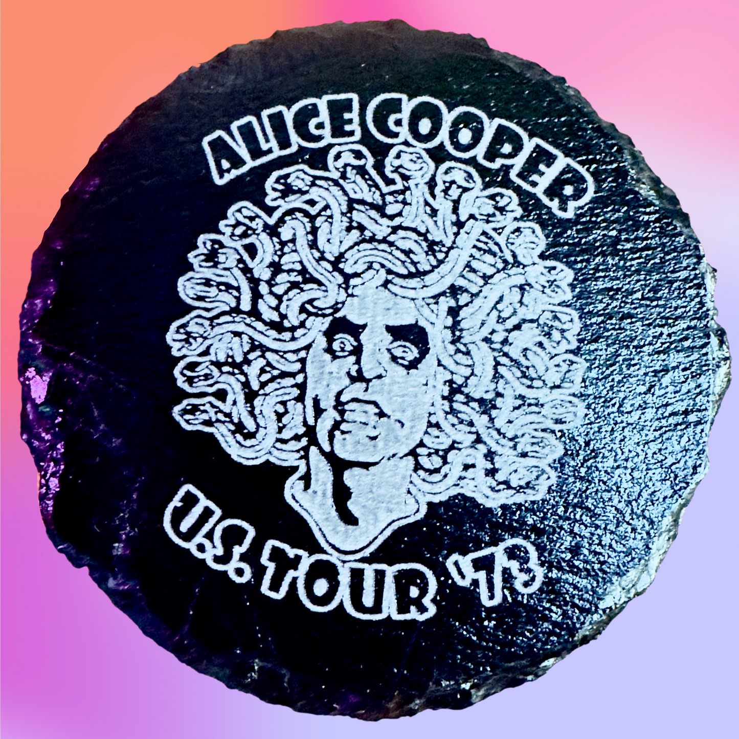 Awesome Slate Coaster 4 pc Set With Your Choice Of Graphic!