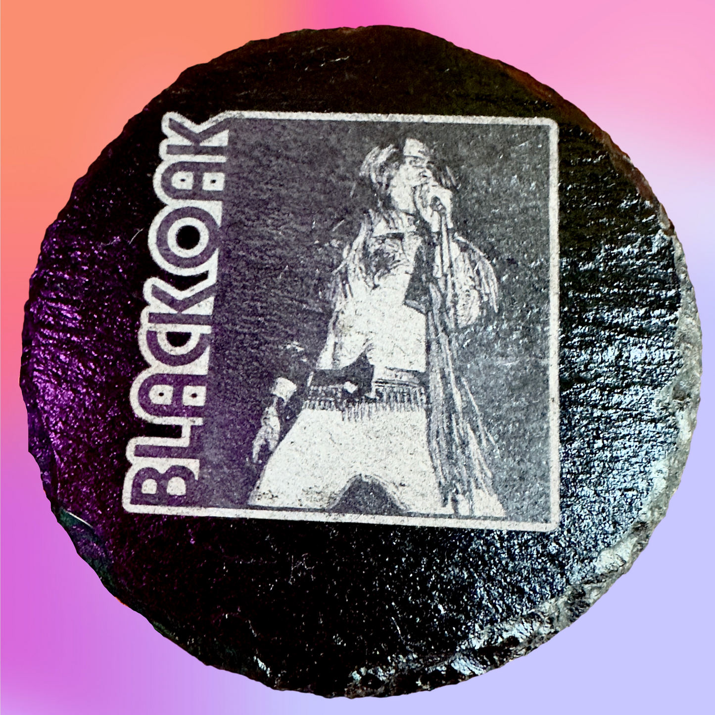 Awesome Slate Coaster 4 pc Set With Your Choice Of Graphic!