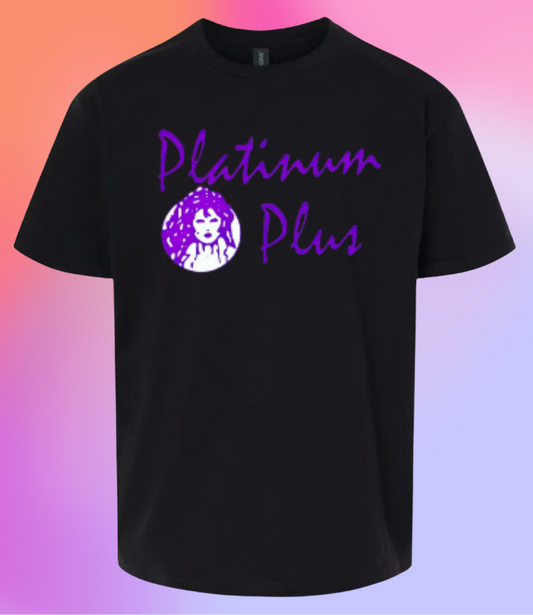 Platinum Plus Iconic Memphis Shake Junt graphic on tees & hoodies!