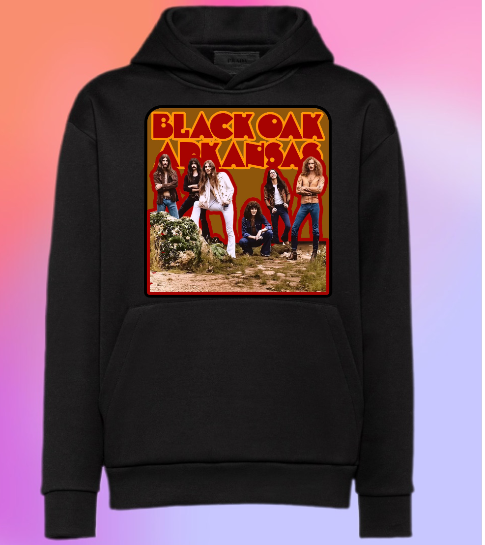 Black Oak Arkansas standing Graphic Designed by ME!
