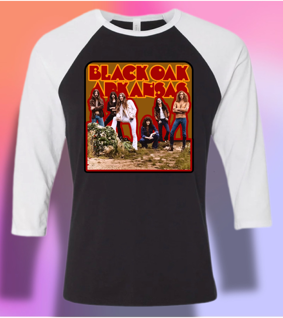 Black Oak Arkansas standing Graphic Designed by ME!