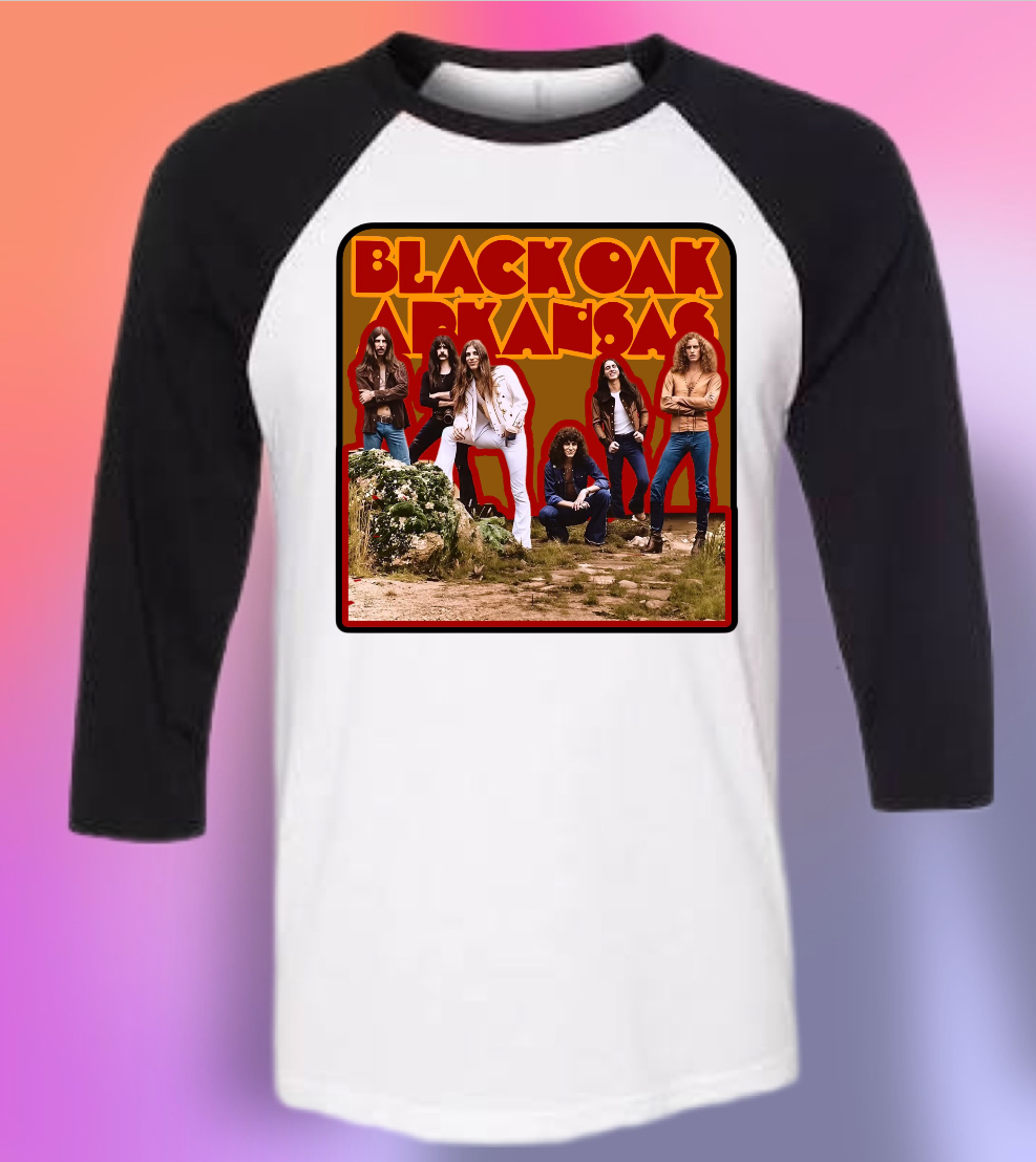 Black Oak Arkansas standing Graphic Designed by ME!