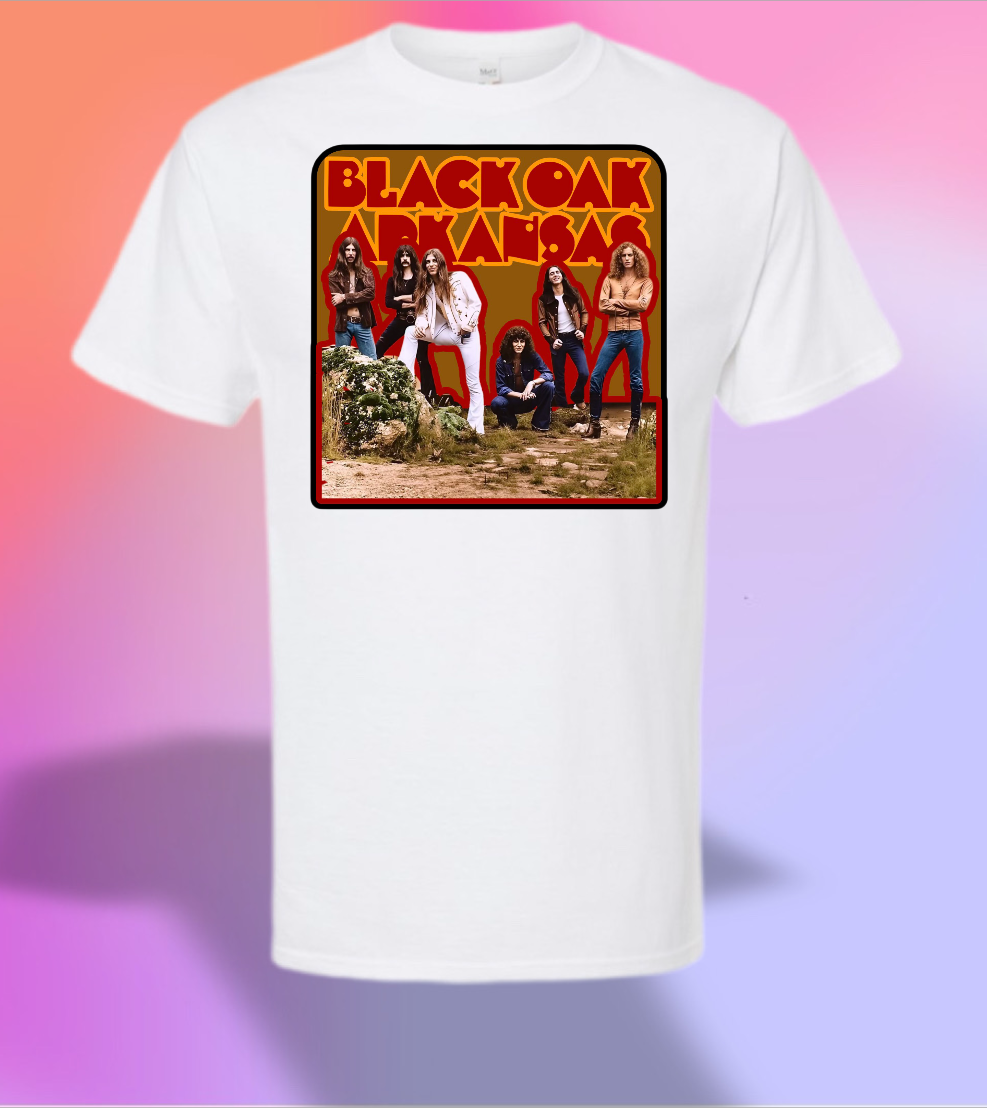 Black Oak Arkansas standing Graphic Designed by ME!