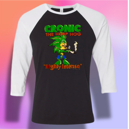 A CLASSIC!! Haha Funny Sonic The Hedgehog Spoof Pro-Weed Tee From The 1990's! Cronic The hemp hog lol