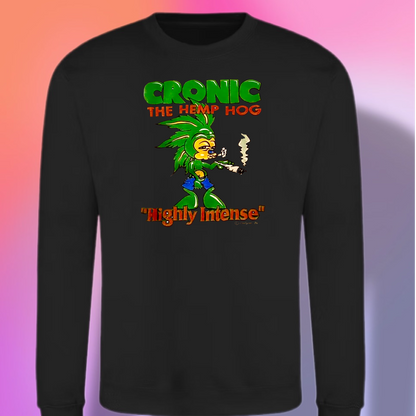 A CLASSIC!! Haha Funny Sonic The Hedgehog Spoof Pro-Weed Tee From The 1990's! Cronic The hemp hog lol