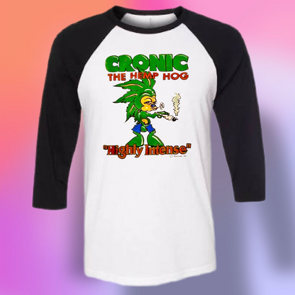 A CLASSIC!! Haha Funny Sonic The Hedgehog Spoof Pro-Weed Tee From The 1990's! Cronic The hemp hog lol