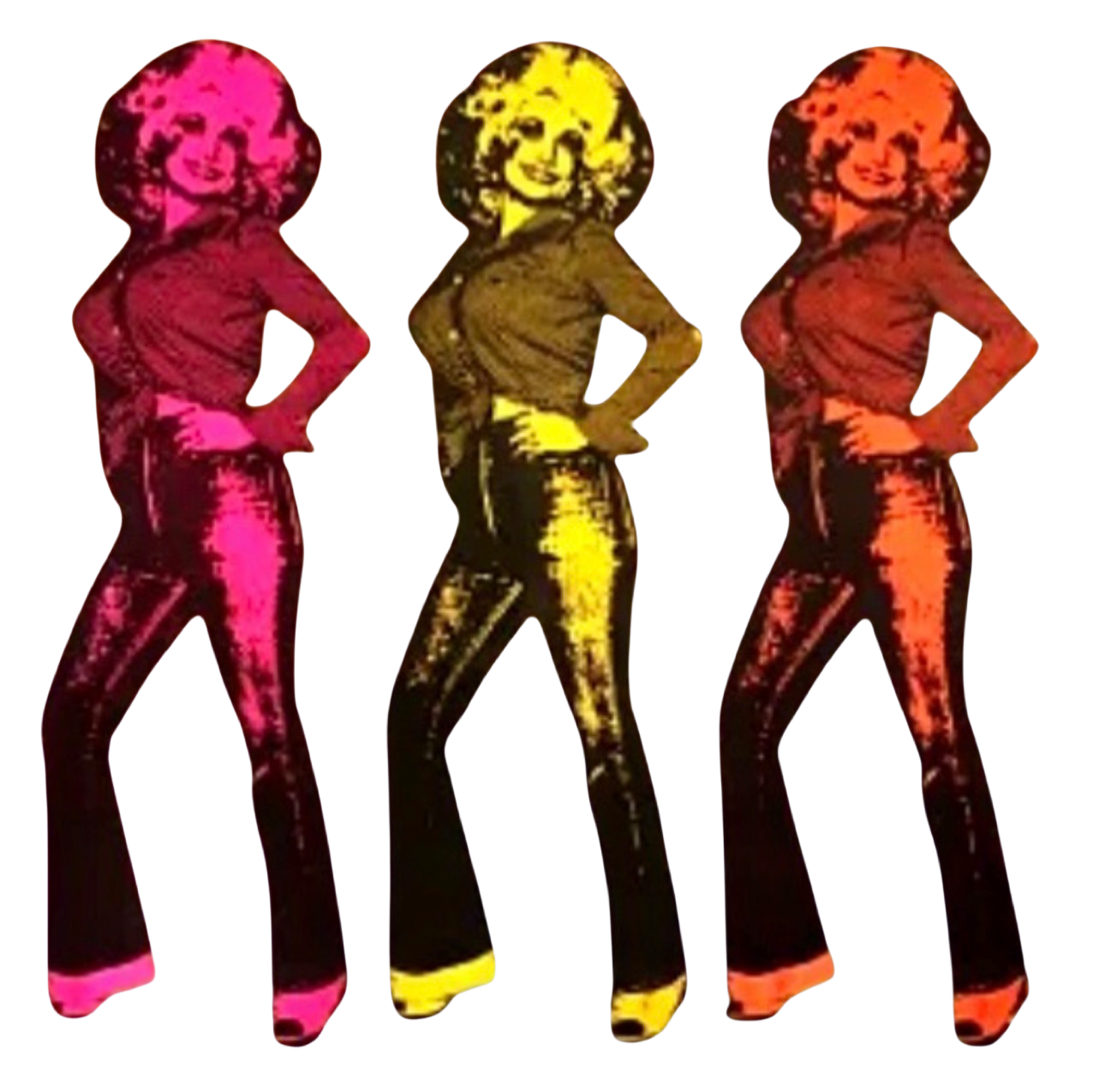 The ICONIC Dolly Parton! Done in a Warhol Style Pop Art Print!