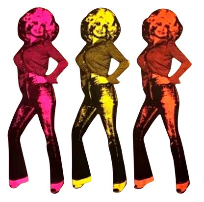 The ICONIC Dolly Parton! Done in a Warhol Style Pop Art Print!