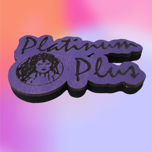 Platinum Plus Purple Church Fridge Magnet!