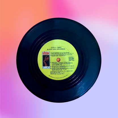 Killer Black Oak Arkansas Record Coasters & Player Holder!