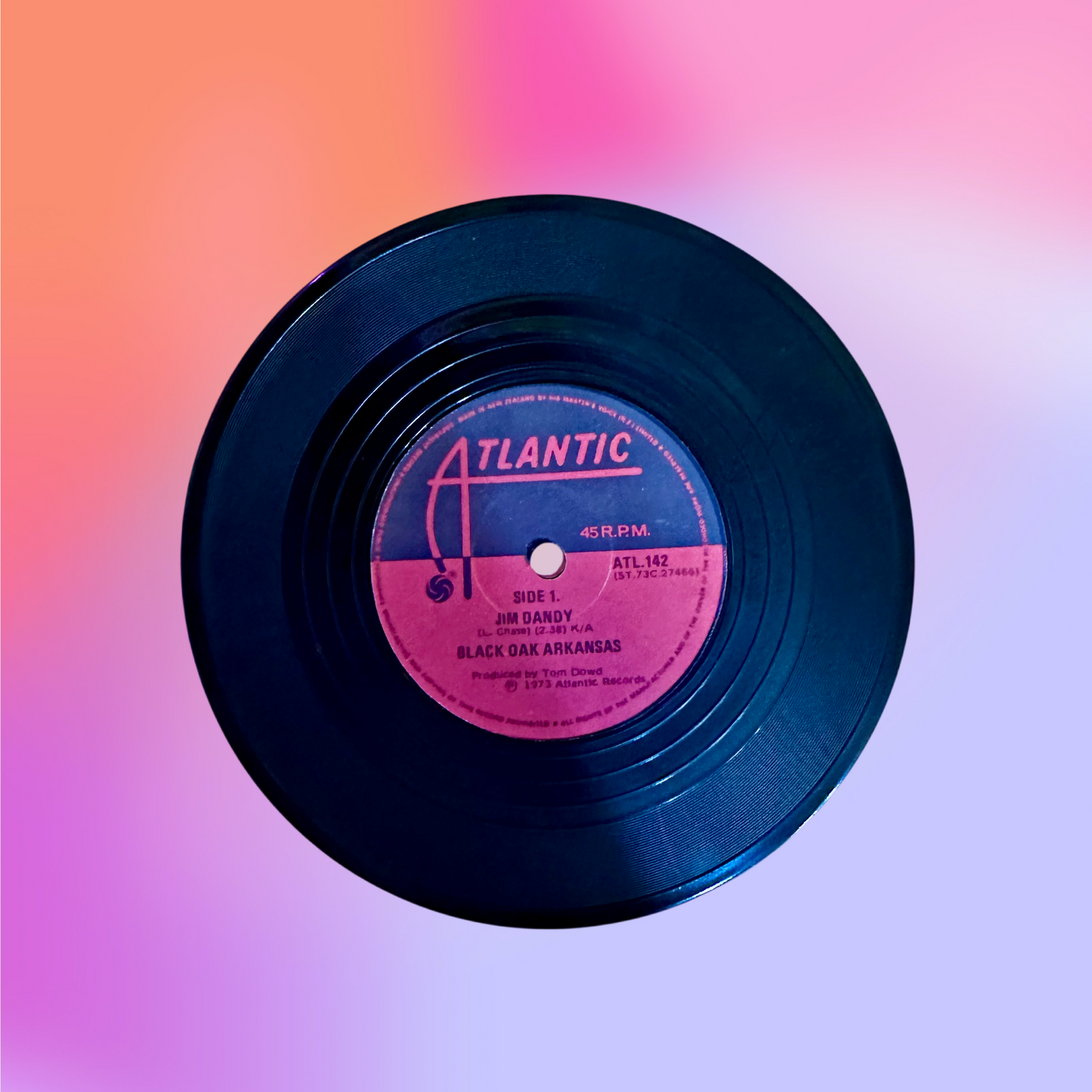 Killer Black Oak Arkansas Record Coasters & Player Holder!
